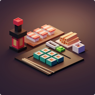 Isometric Sushi